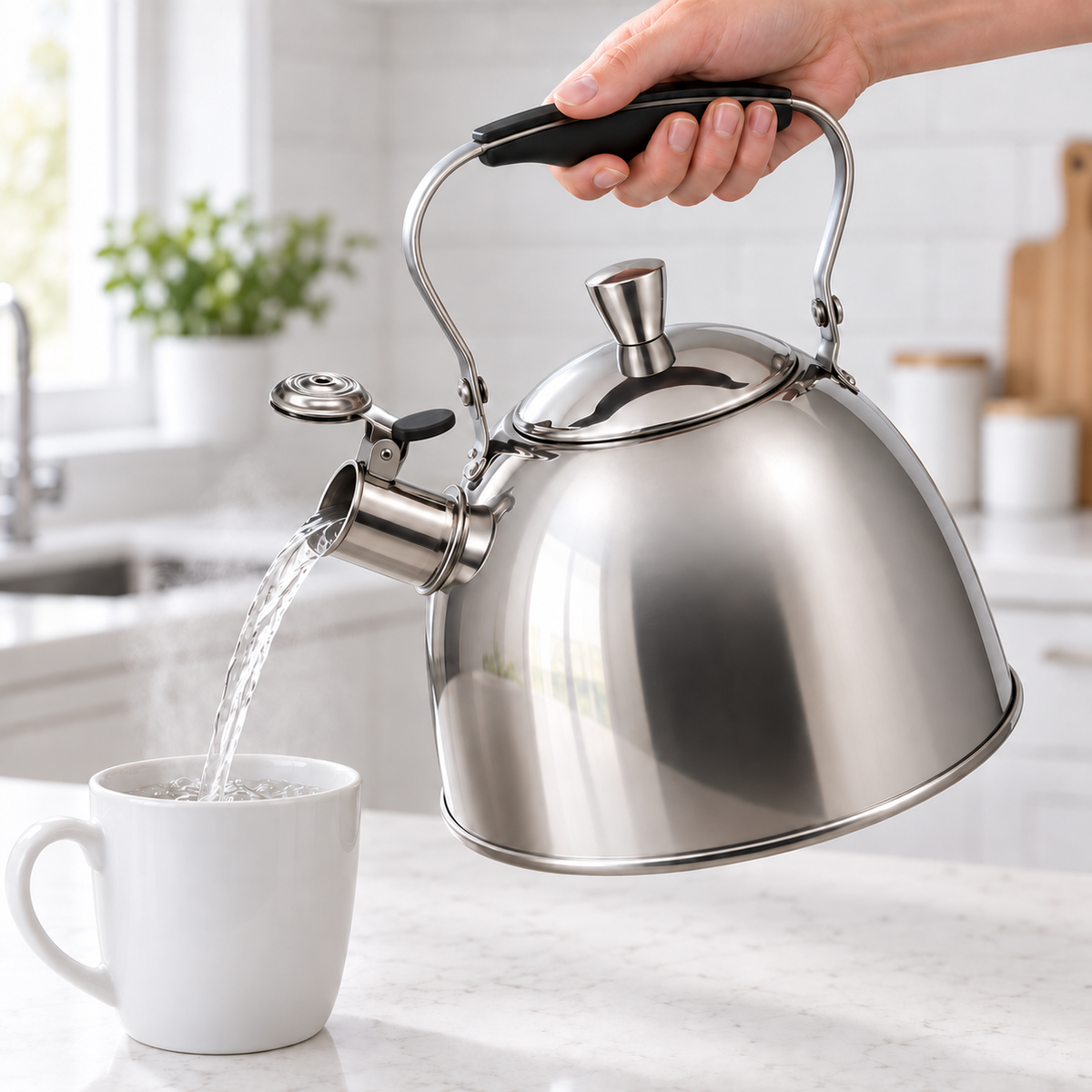 Tetera Oslo 100% de Acero Inoxidable 3 LT (For All kitchens)