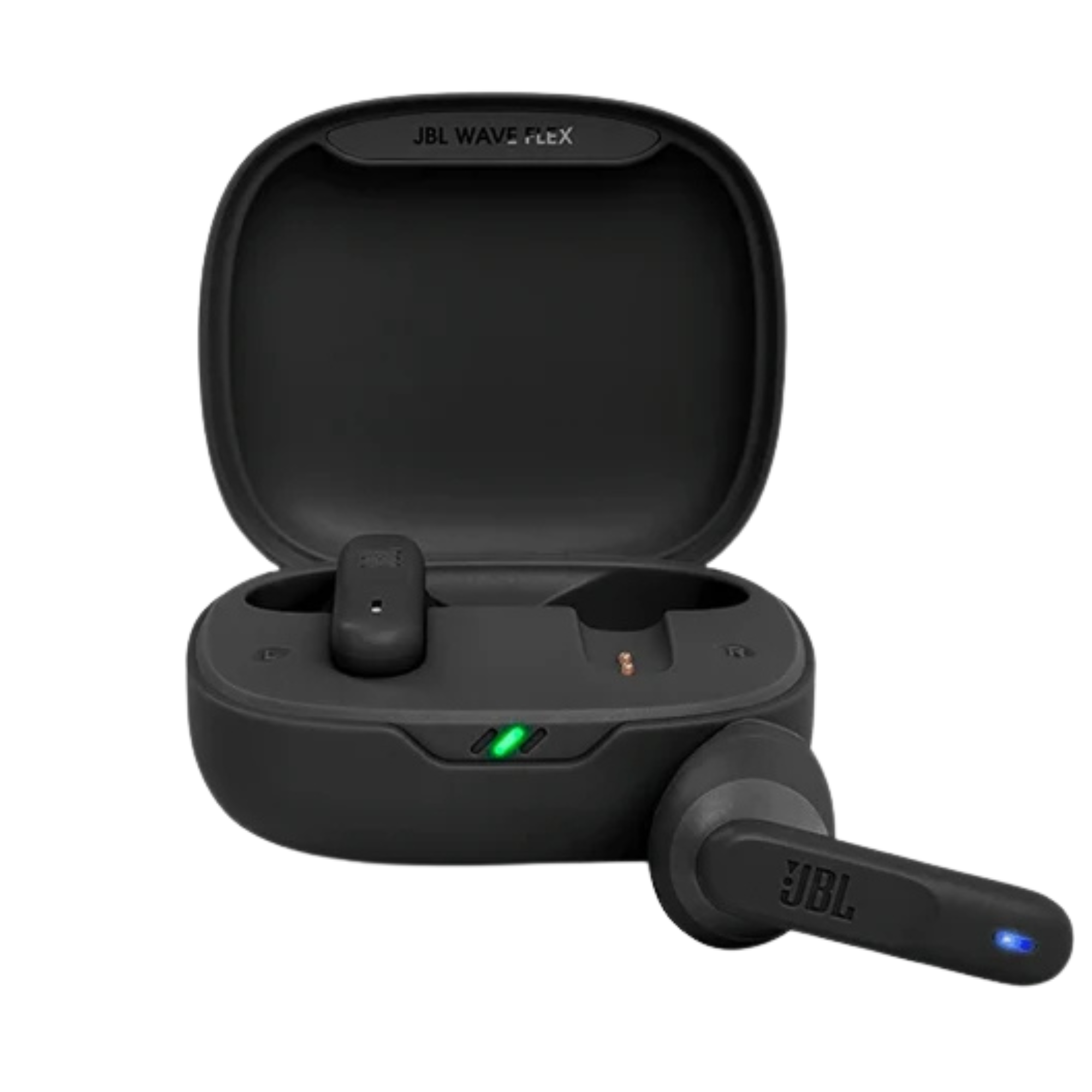 Audífonos Bluetooth JBL Wave Flex Black 32Hrs Deep Bass IP54