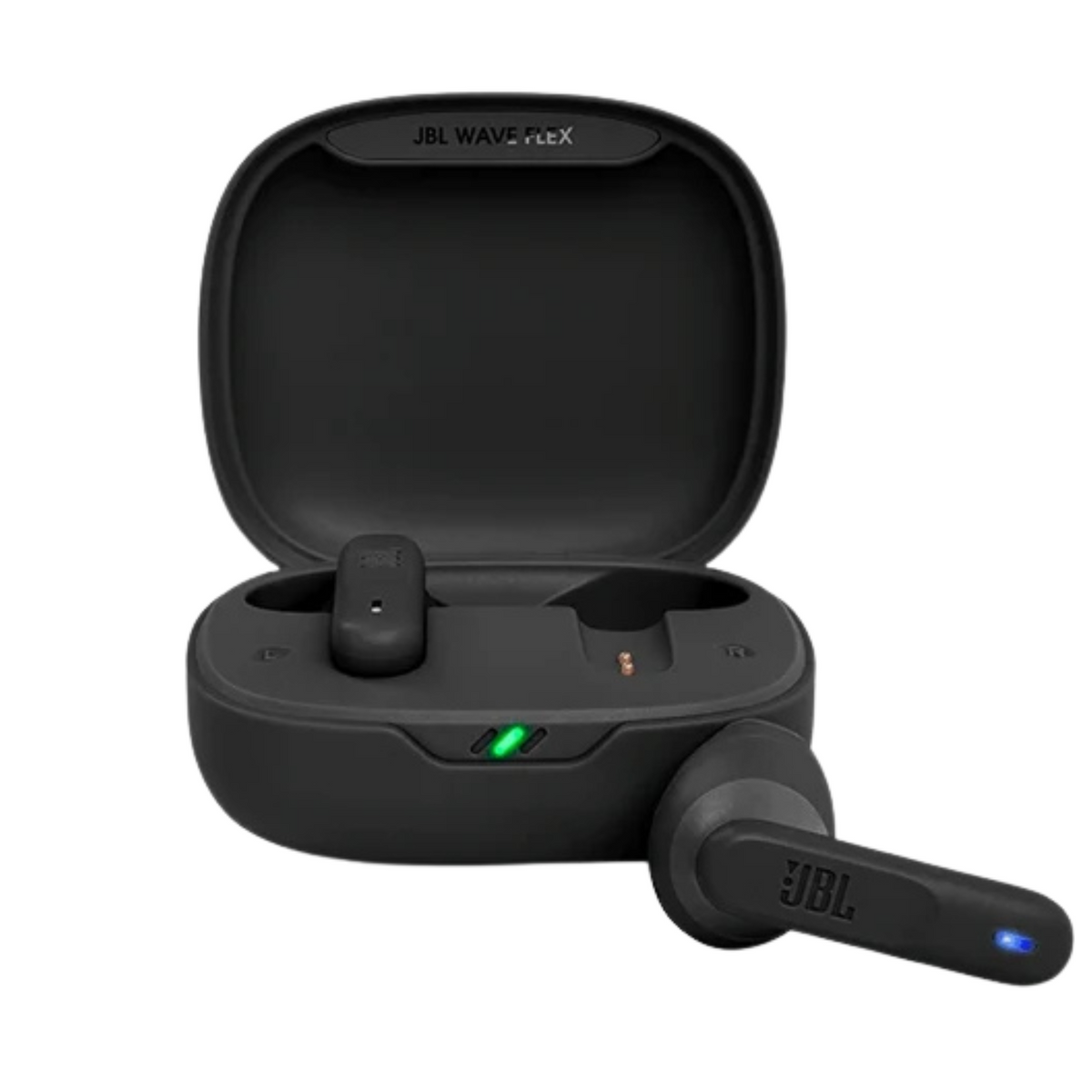 Audífonos Bluetooth JBL Wave Flex Black 32Hrs Deep Bass IP54