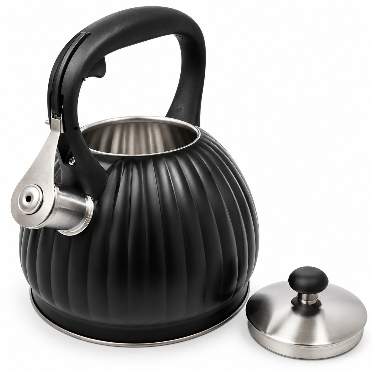 Tetera de Acero Inoxidable KW 3 LT Black (for all Kitchens)