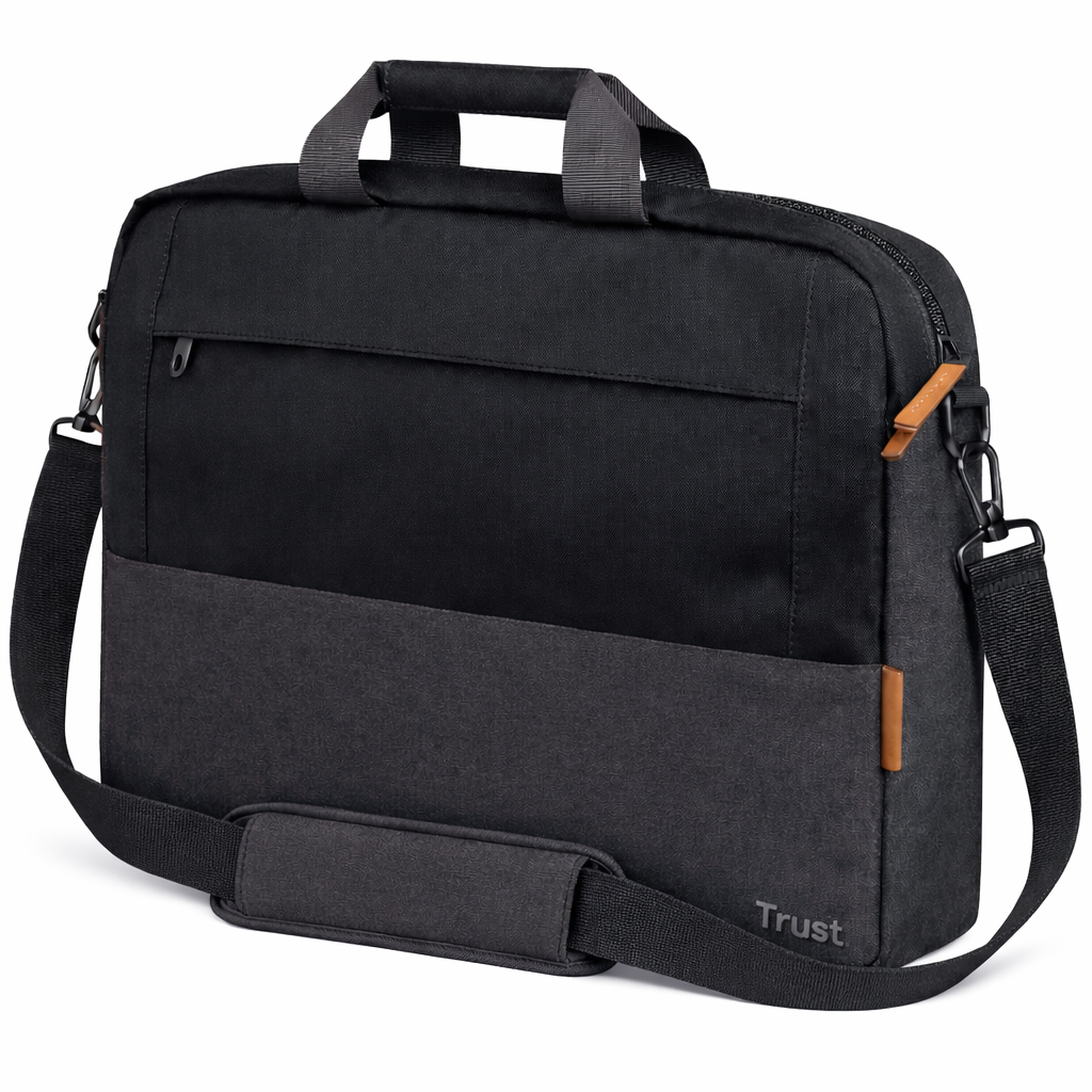 Bolso Notebook Trust Lisboa 16" Max UltraDelgado Black