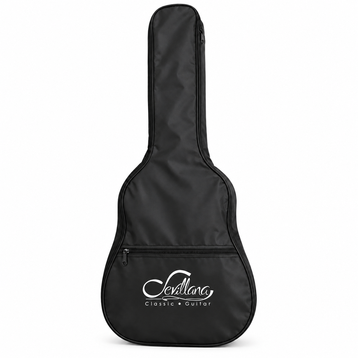 Guitarra Electroacústica Sevillana 39” Ultra Delgada Con Alma Ajustable y Funda