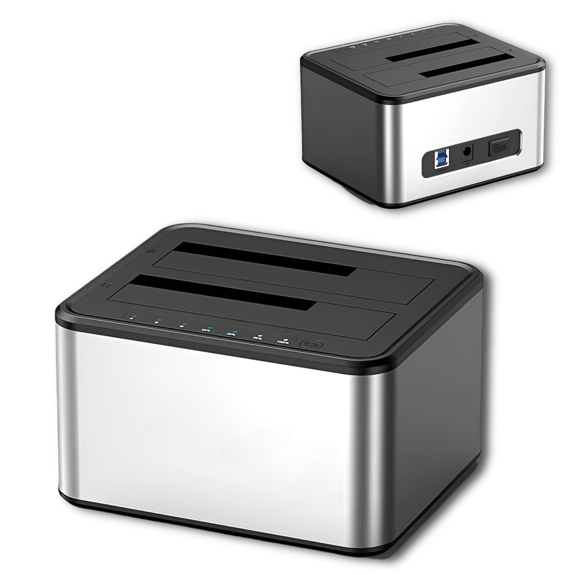 Lector de Discos SATA USB 3.0 Dock Station Dual 5 GBPS K250D