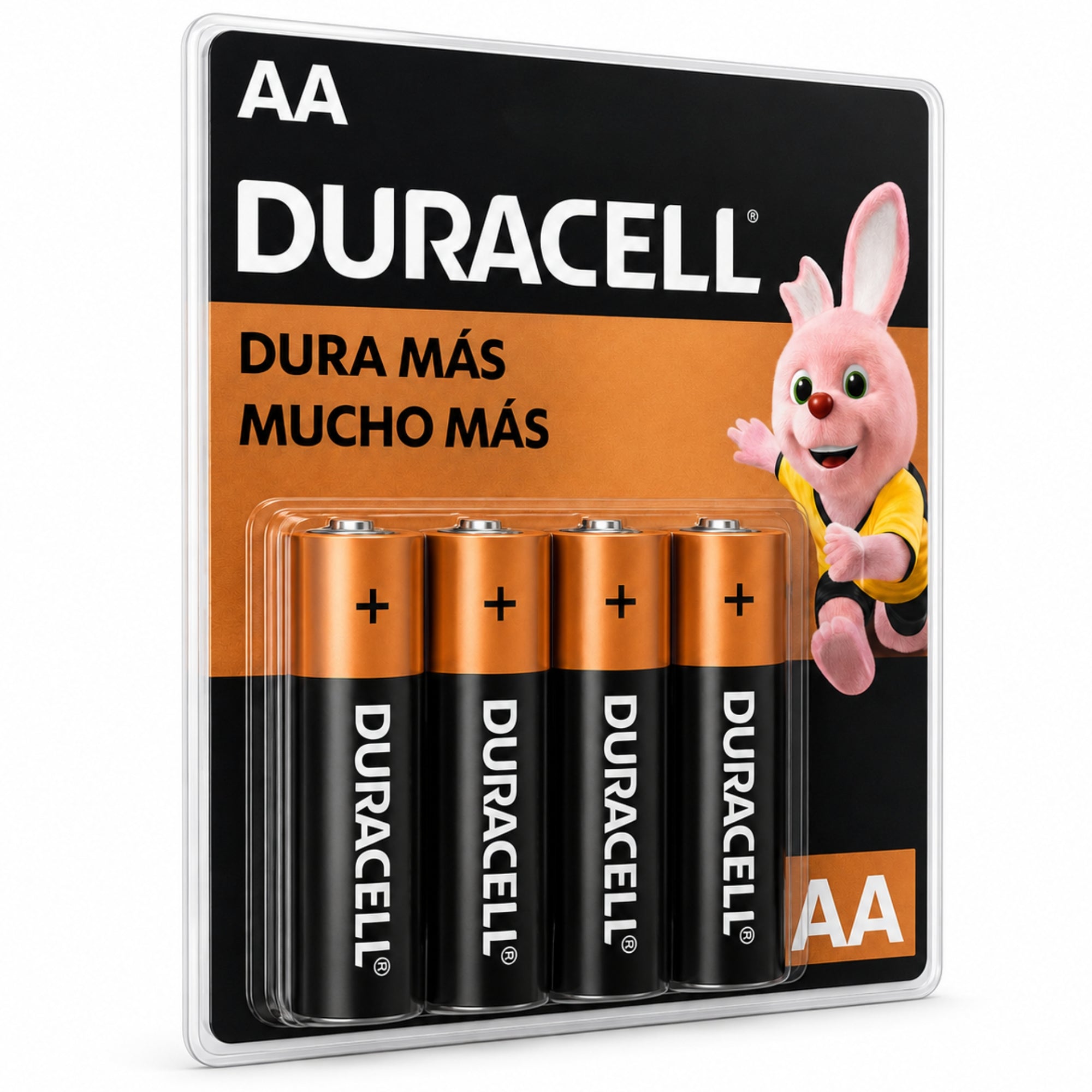 Pack de 4 Pilas Duracell AA Blister Long Life