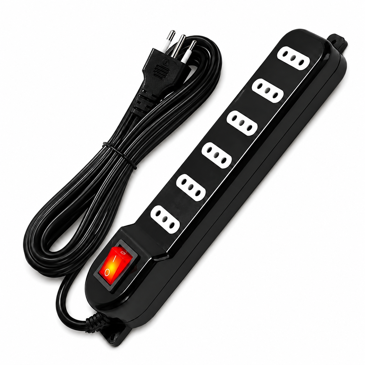 Alargador de 3MT Certificado 6 POS + Switch Corta Corriente ME-070B