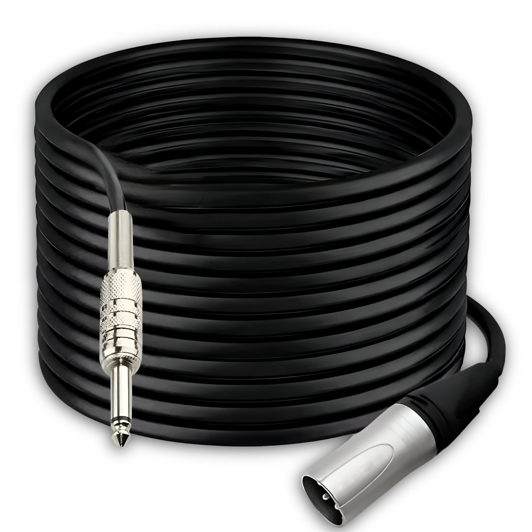 Cable de Audio XLR Macho a Jack 6,3mm Profesional 10 Metros