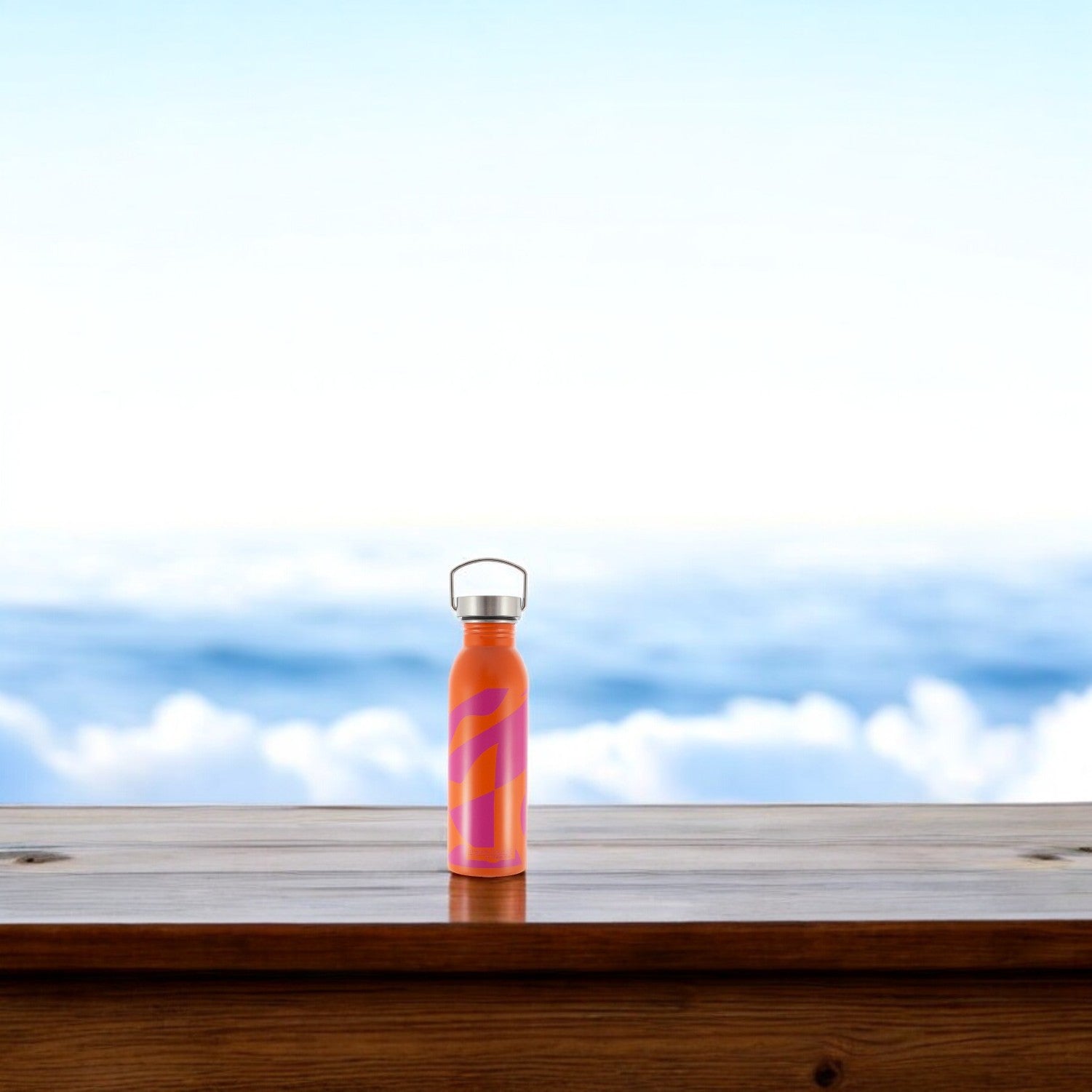 Botella Hidro Inoxidable 700ML Thermos Naranja B1201700