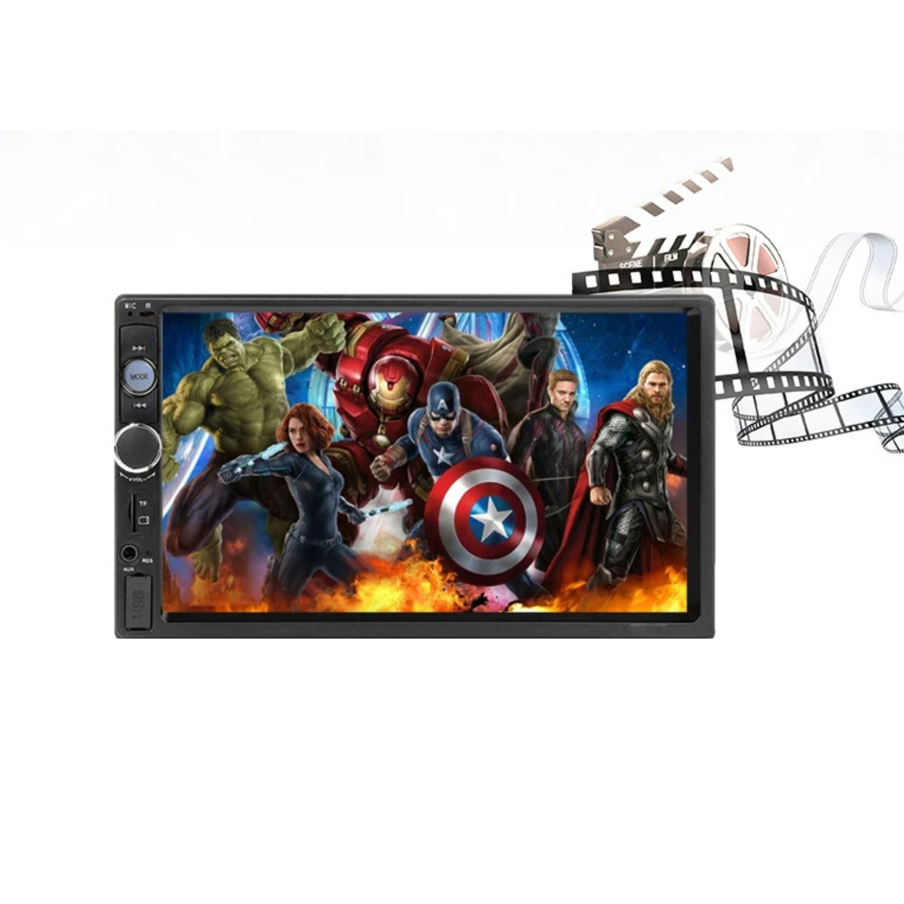 Radio de Auto Touch Screen 7" Bluetooth / Mp3 / SD/ Usb/ Aux