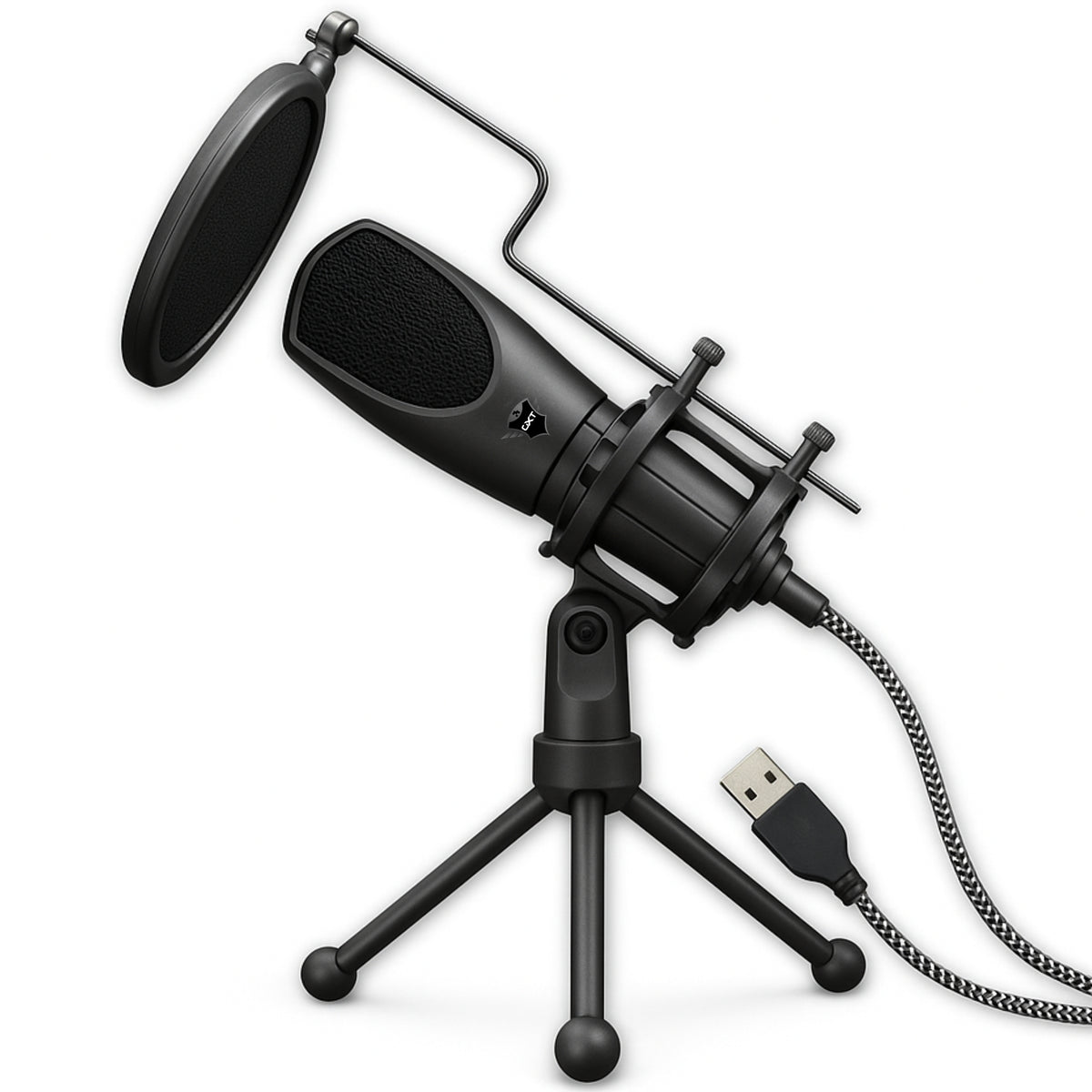 Microfono Usb de Condensador Profesional Trust GXT 232 Mantis