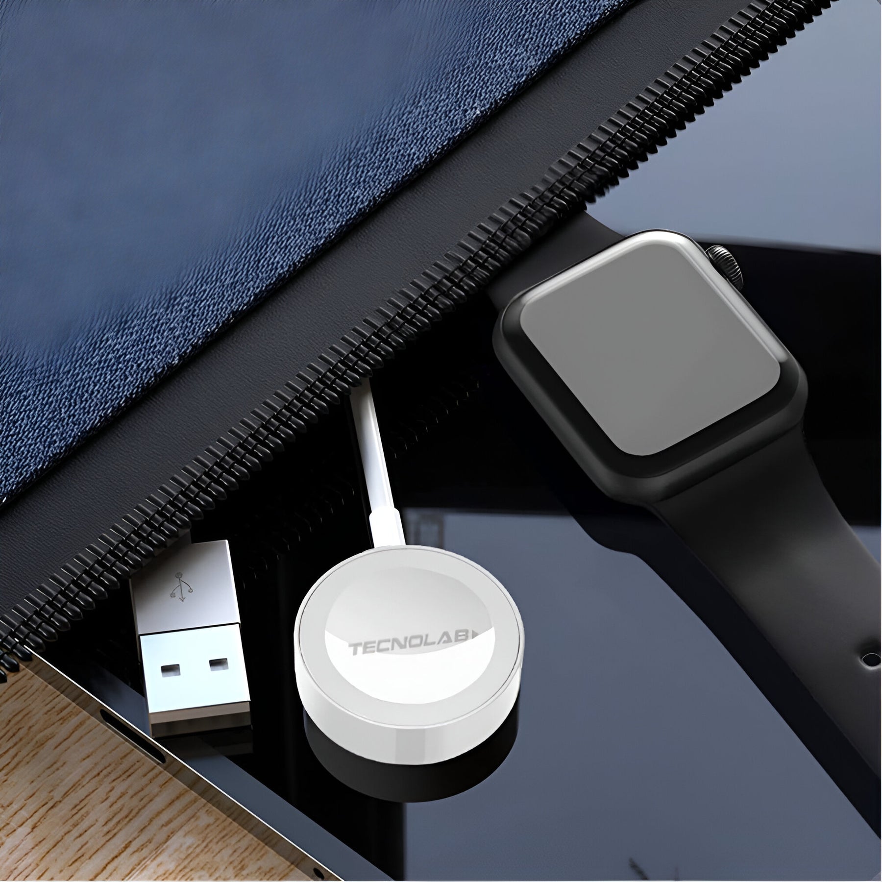 Cable de Carga USB Magnético Compatible con Apple Watch 1MT