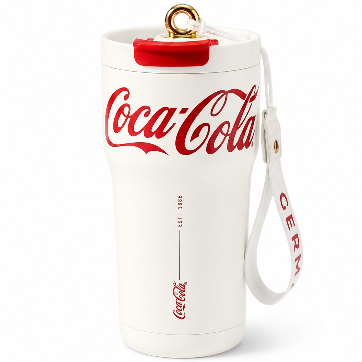 Vaso Mug Térmico GERM Coca-Cola White Inoxidable 700 ML