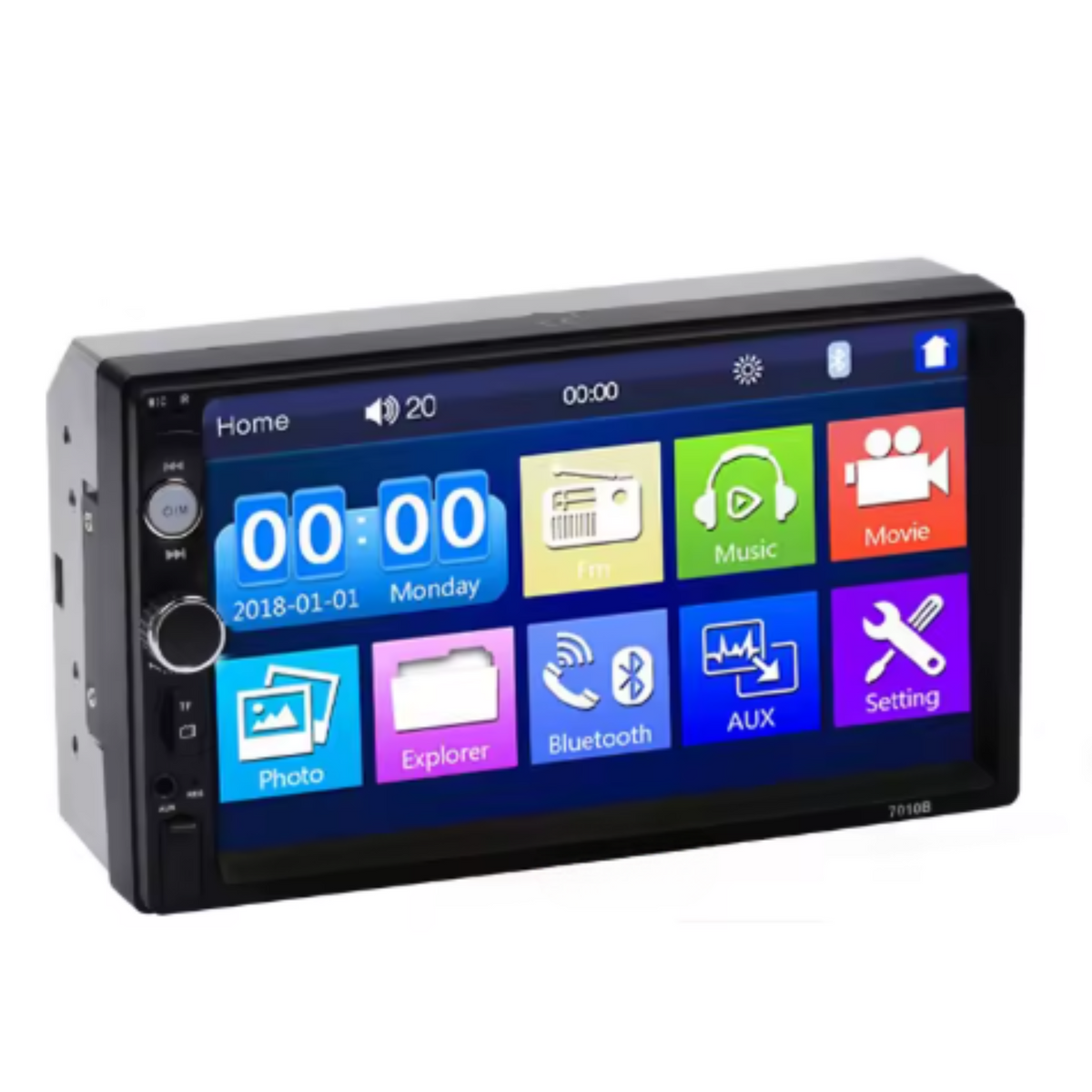 Radio de Auto Touch Screen 7" Bluetooth / Mp3 / SD/ Usb/ Aux