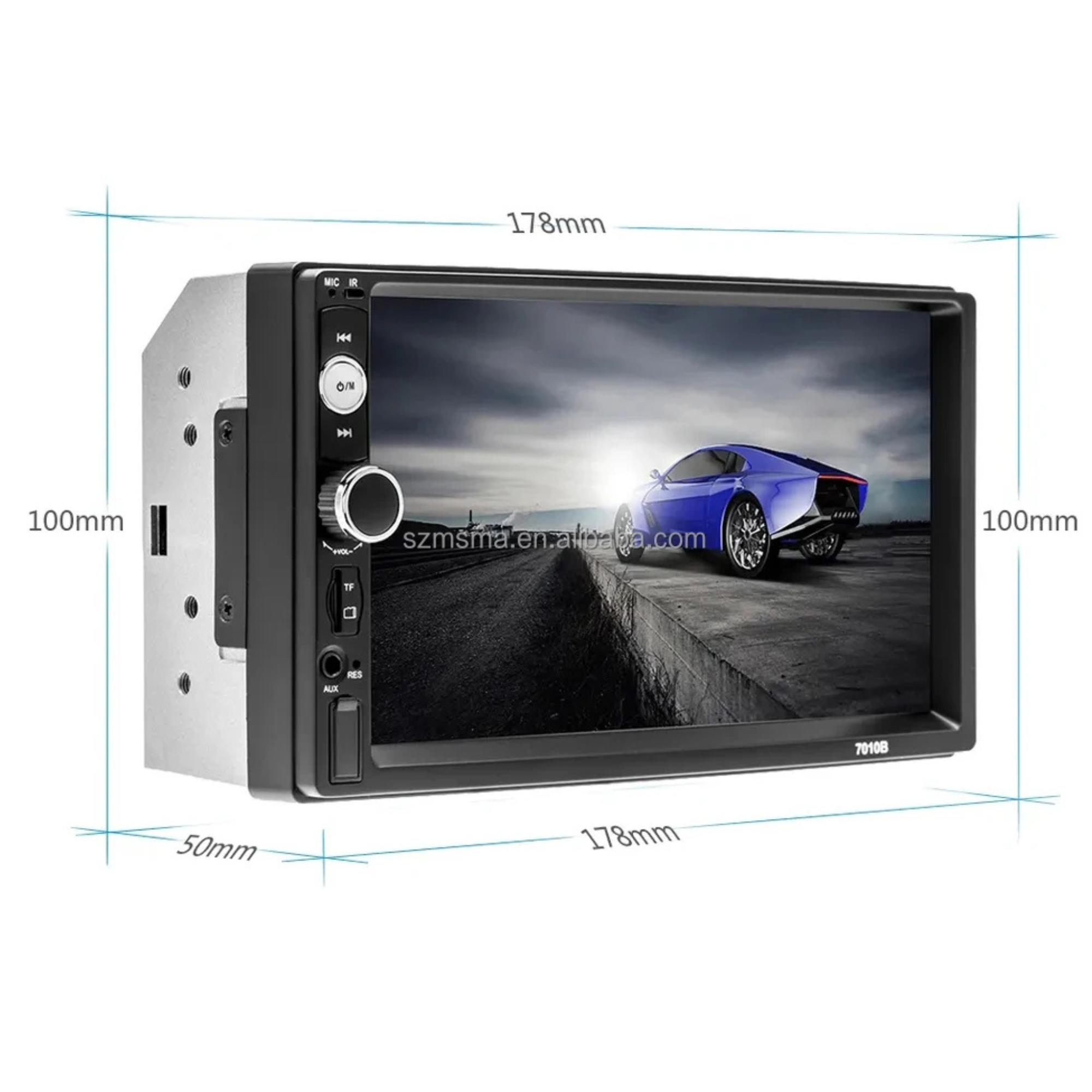 Radio de Auto Touch Screen 7" Bluetooth / Mp3 / SD/ Usb/ Aux