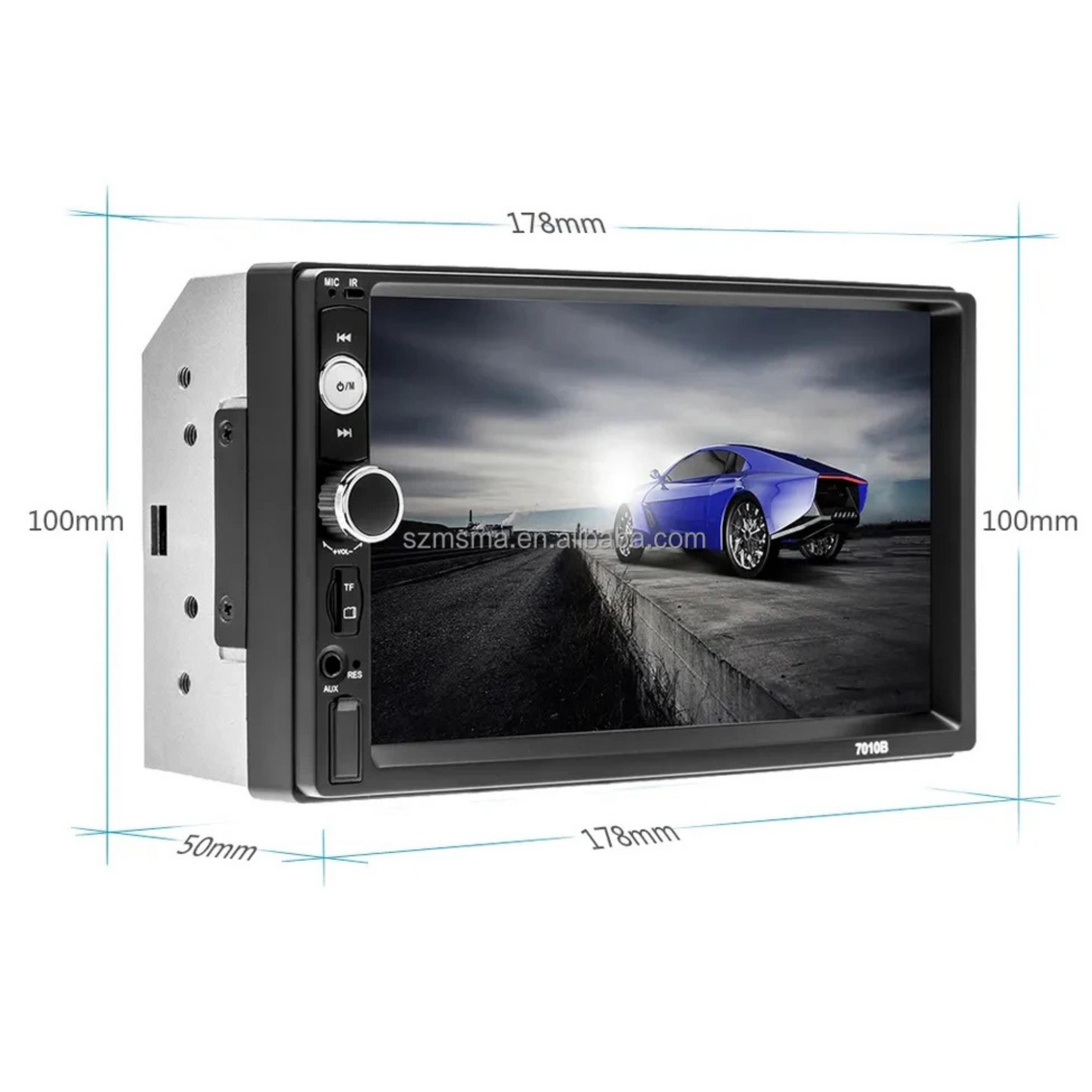Radio de Auto Touch Screen 7" Bluetooth / Mp3 / SD/ Usb/ Aux
