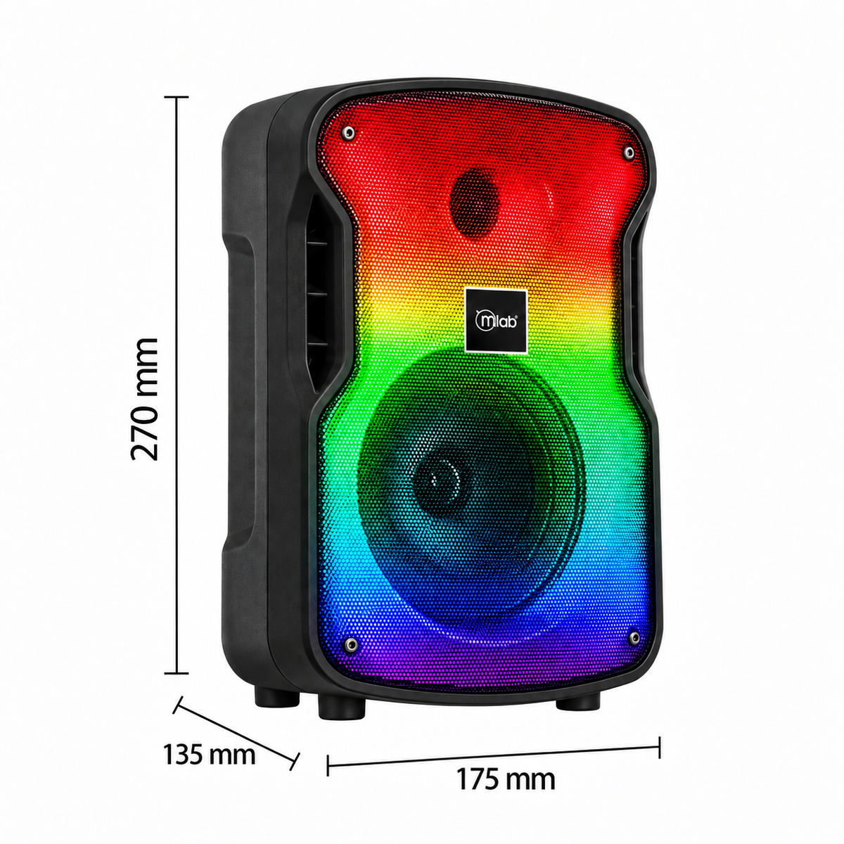 Parlante Bluetooth Flaming Flash Full RGB Light 20W RMS