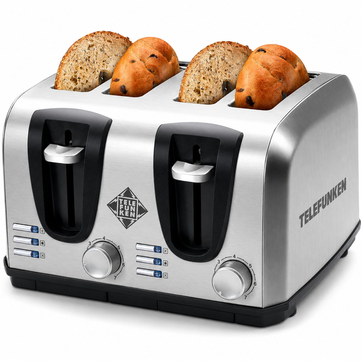 Tostador Eléctrico Doble (4en1) Easy Toast Pro Inox 1450W