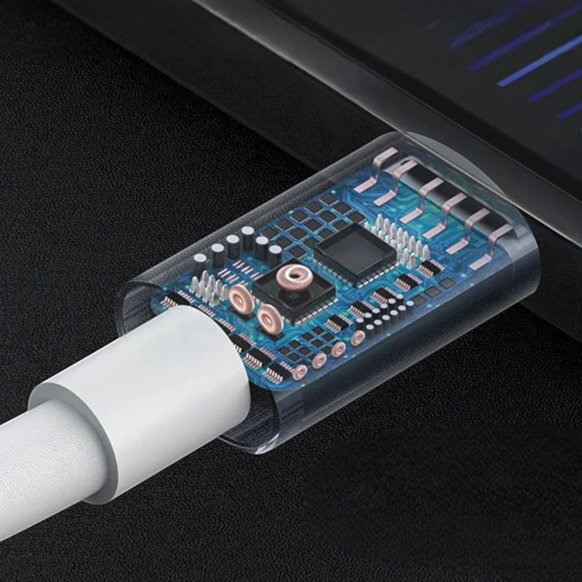 Cable de Datos USB a USB-C 1MT para Android Auto y CarPlay