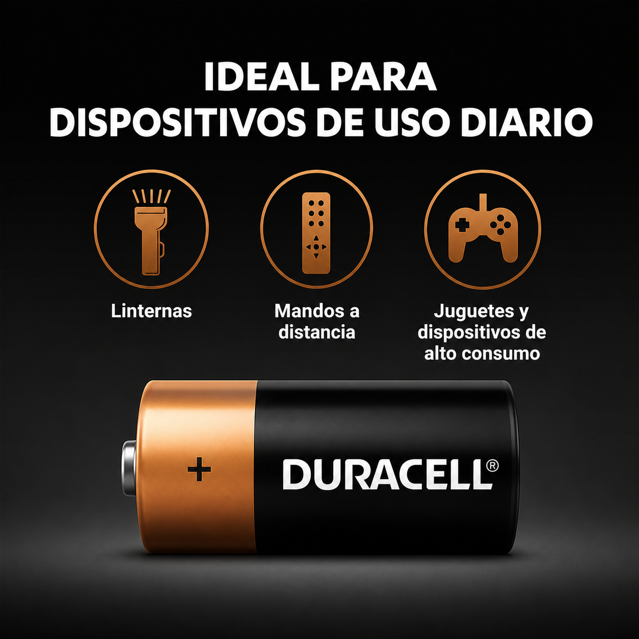 Pila Duracell D Alcalina Extra Duración