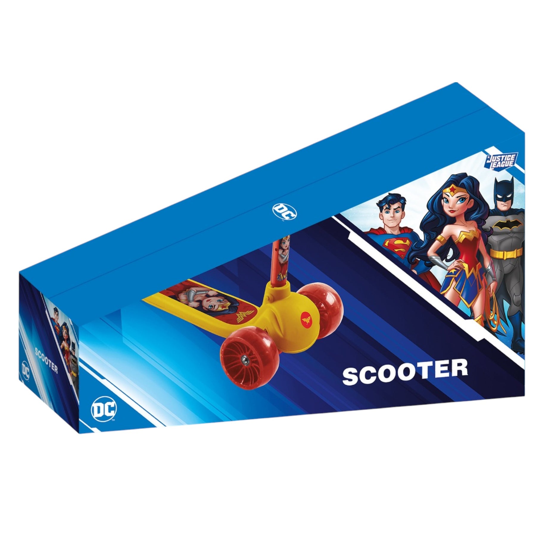 Scooter Infantil Reforzado Mujer Maravilla DC Comics 3 Rueda