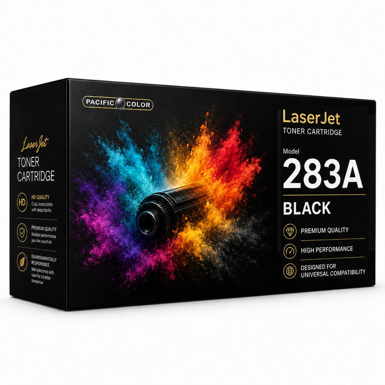 Toner Alternativo Pacific para Impresoras HP 283 | 83A X L
