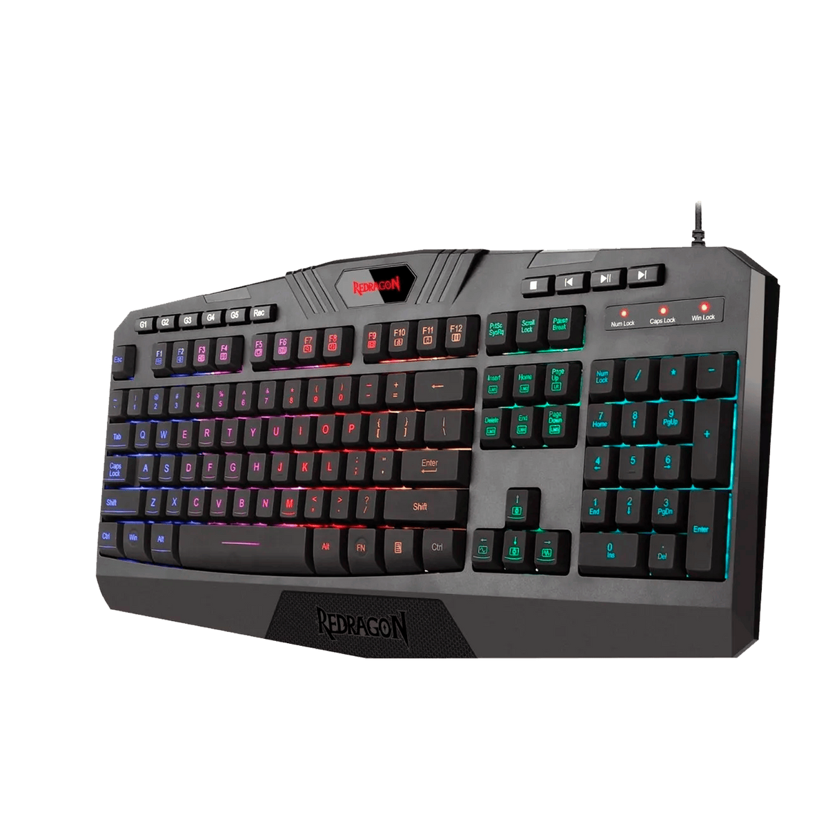 Teclado Gamer Redragon Harpe Pro Anti-Ghosting Full RGB