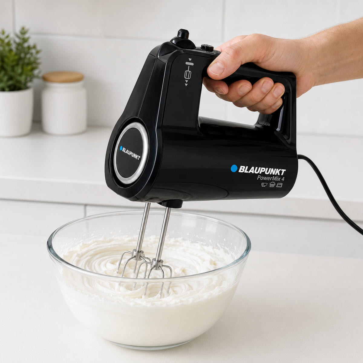 Batidora de Mano Power Mixer 500W de 5 Velocidades + Turbo