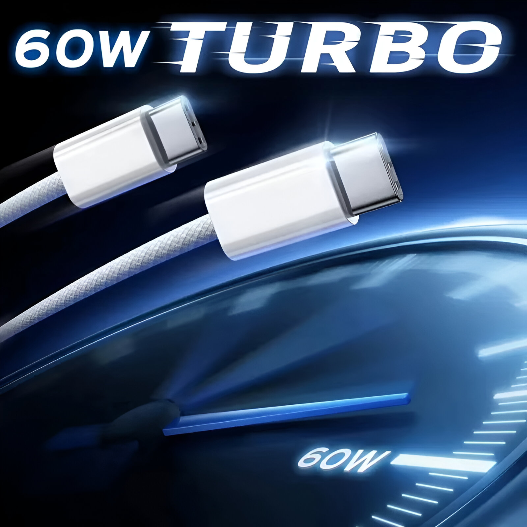 Cable Apple Original USB-C a USB-C 1MT de Carga Rápida 60W