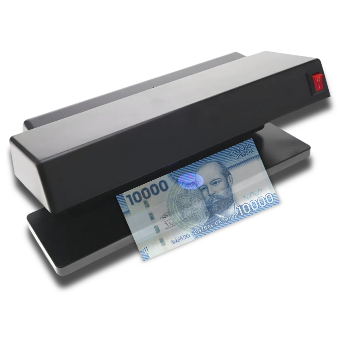 Detector De Billetes Falsos Deluxe Doble Luz Ultra Violeta