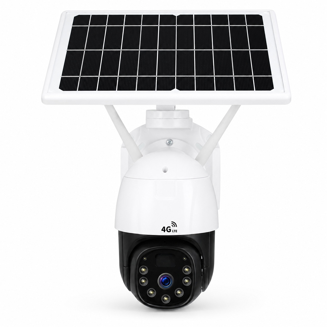 Cámara de Seguridad Solar Autónoma Robótica PTZ IP-4GLTE FHD