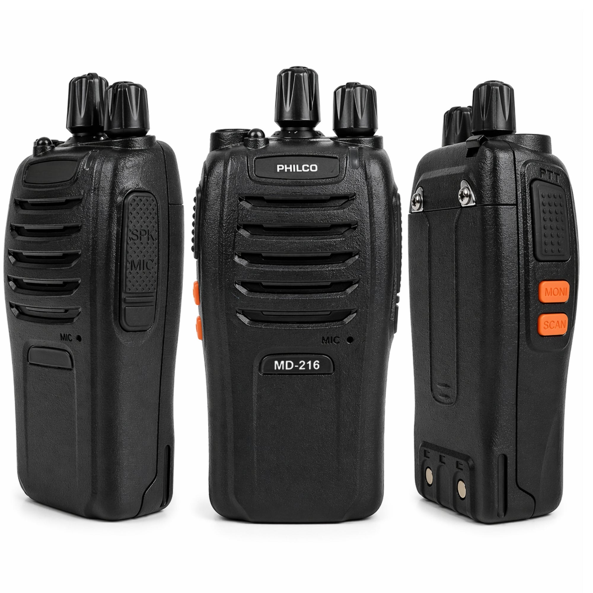 KIT de 2 Radio Transmisores Philco Walkie Talkie 16KM MD-216