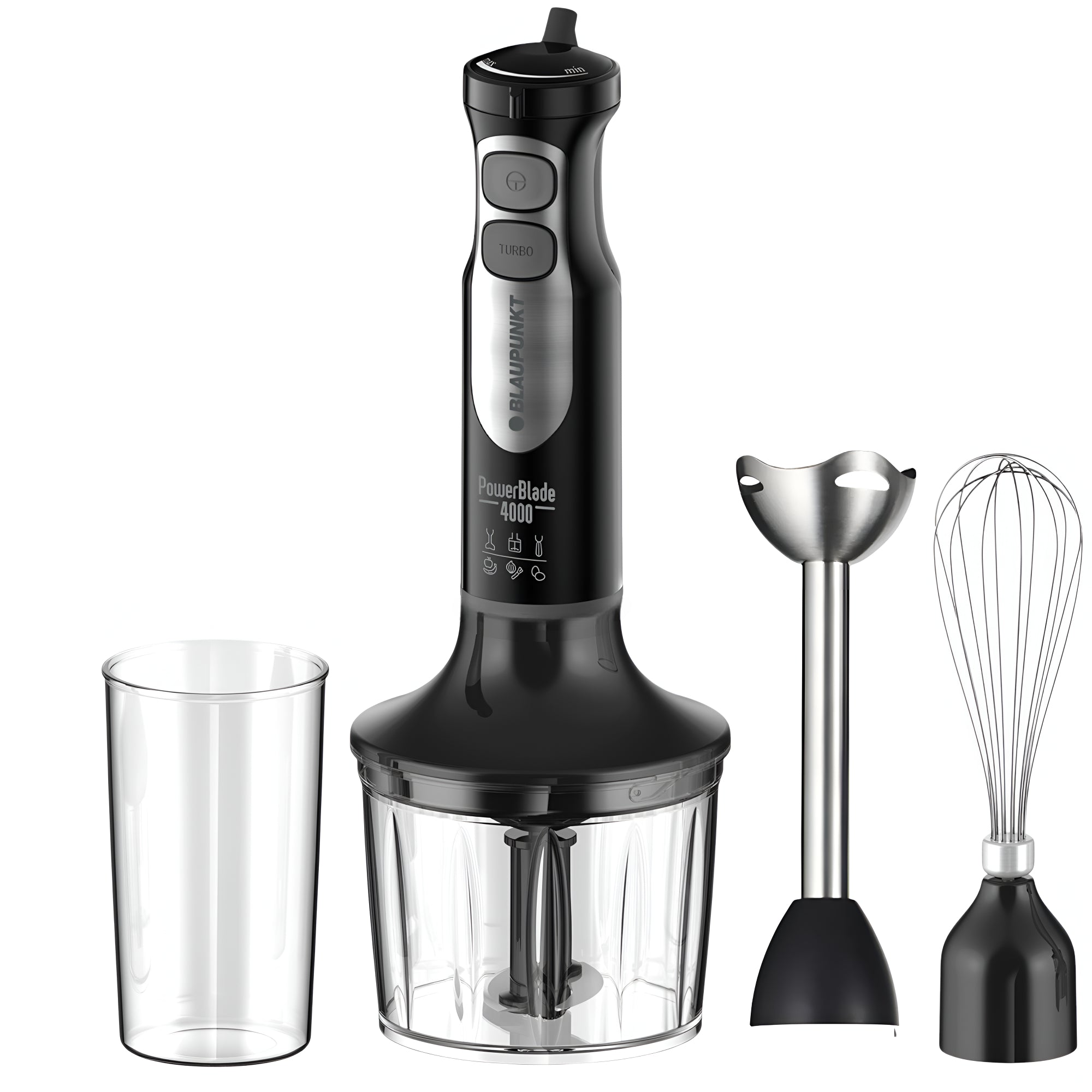 Batidora de Inmersión Power Blade Pro 1000W Serie 4000 3en1