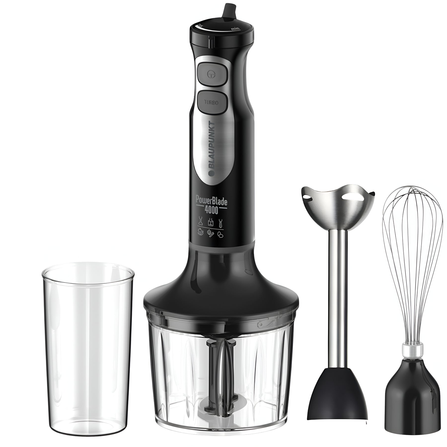 Batidora de Inmersión Power Blade Pro 1000W Serie 4000 3en1