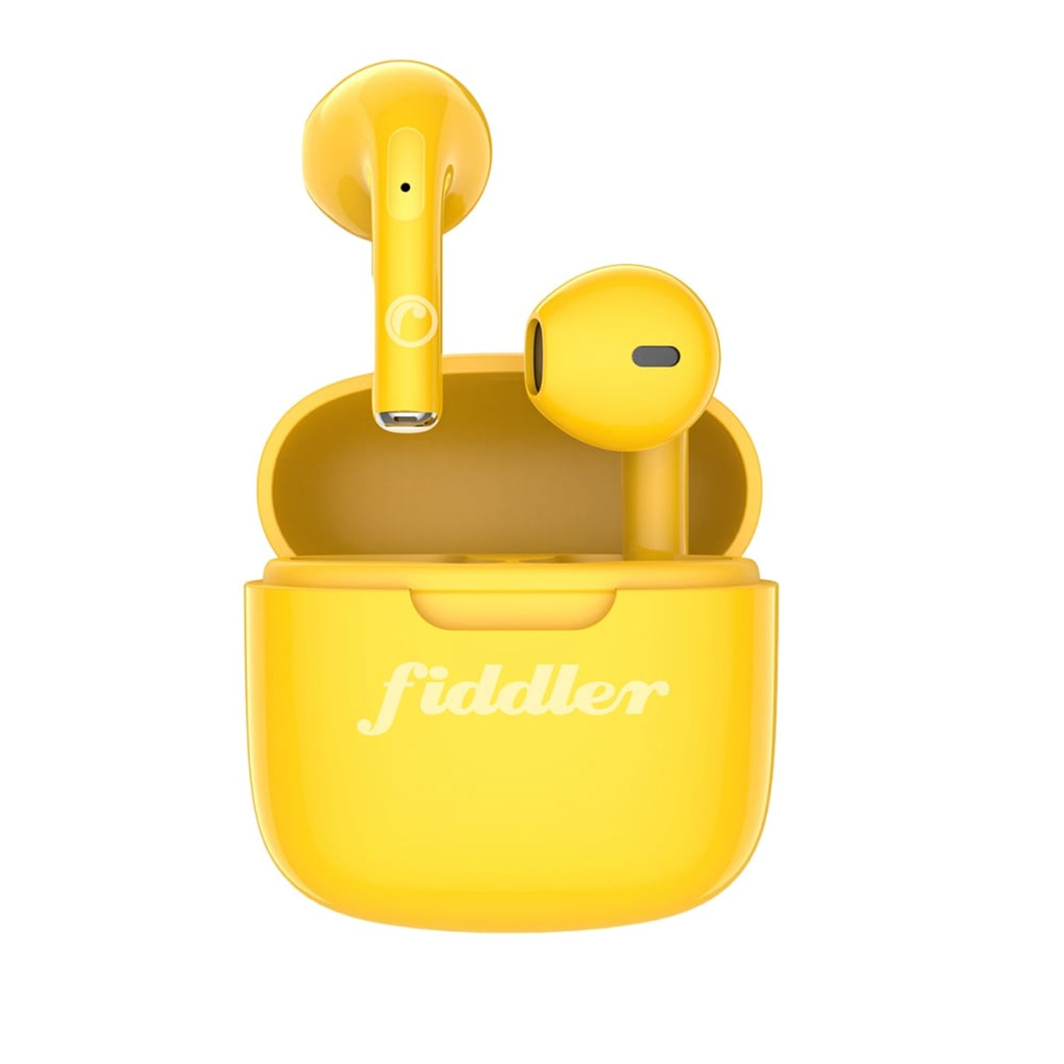 Audifonos In Ear Bluetooth Fiddler Mini Amarillo Android/IOS