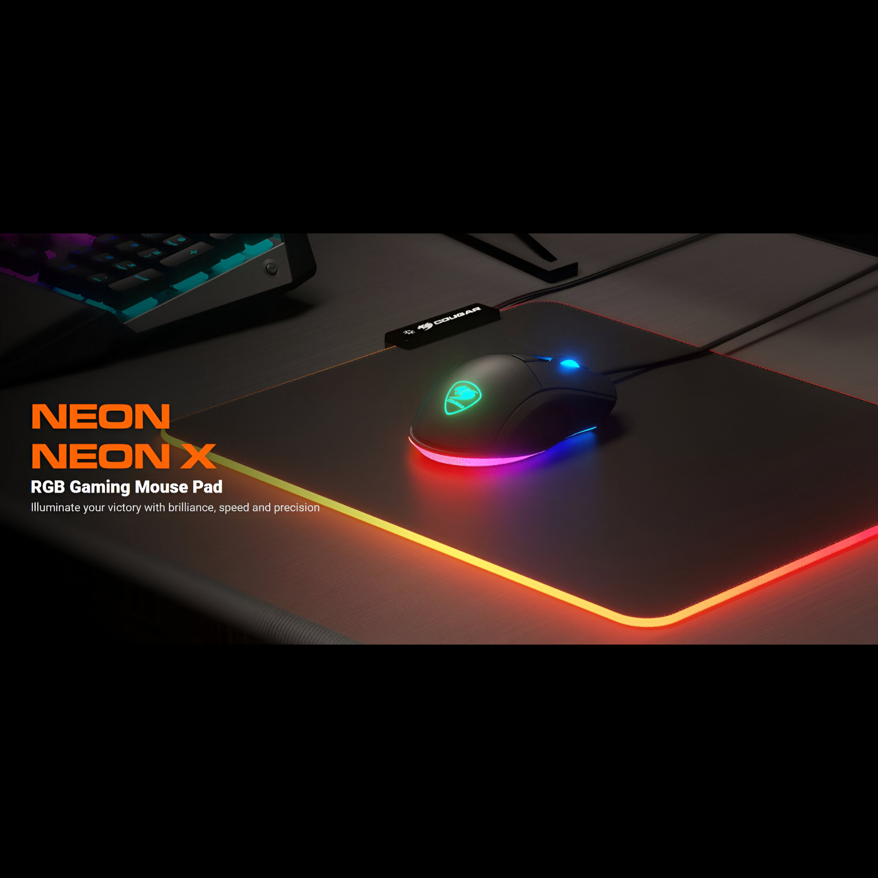 Mouse Pad Cougar Neon Gaming Series FULL RGB