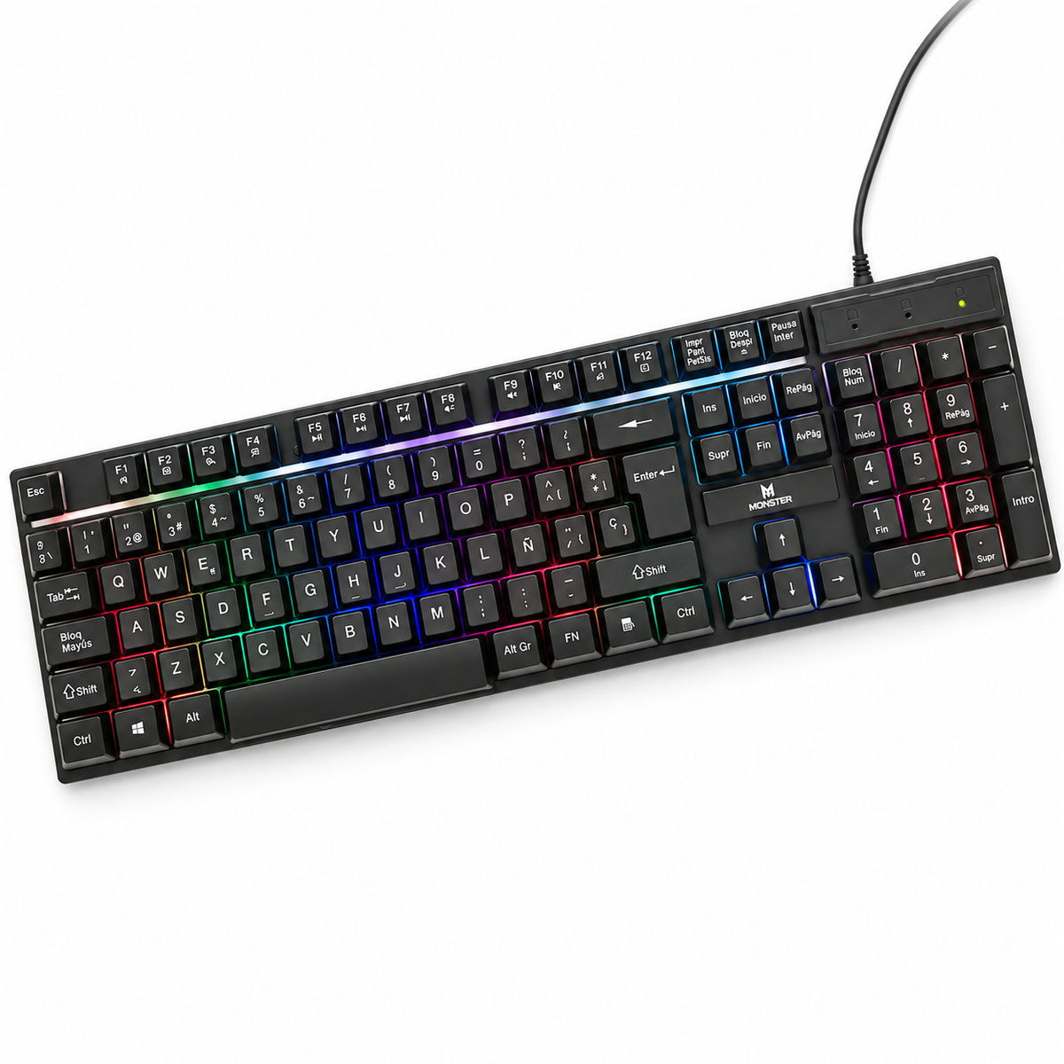 Kit Pro Gamer Mouse Teclado RGB Audifonos y Mouse Pad K4125