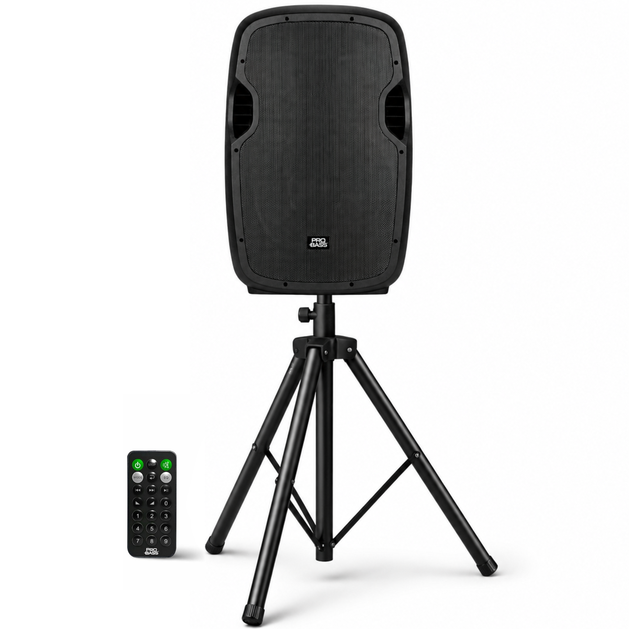 Parlante Activo PROBASS 12" 100W RMS con Bluetooth TWS+Atril
