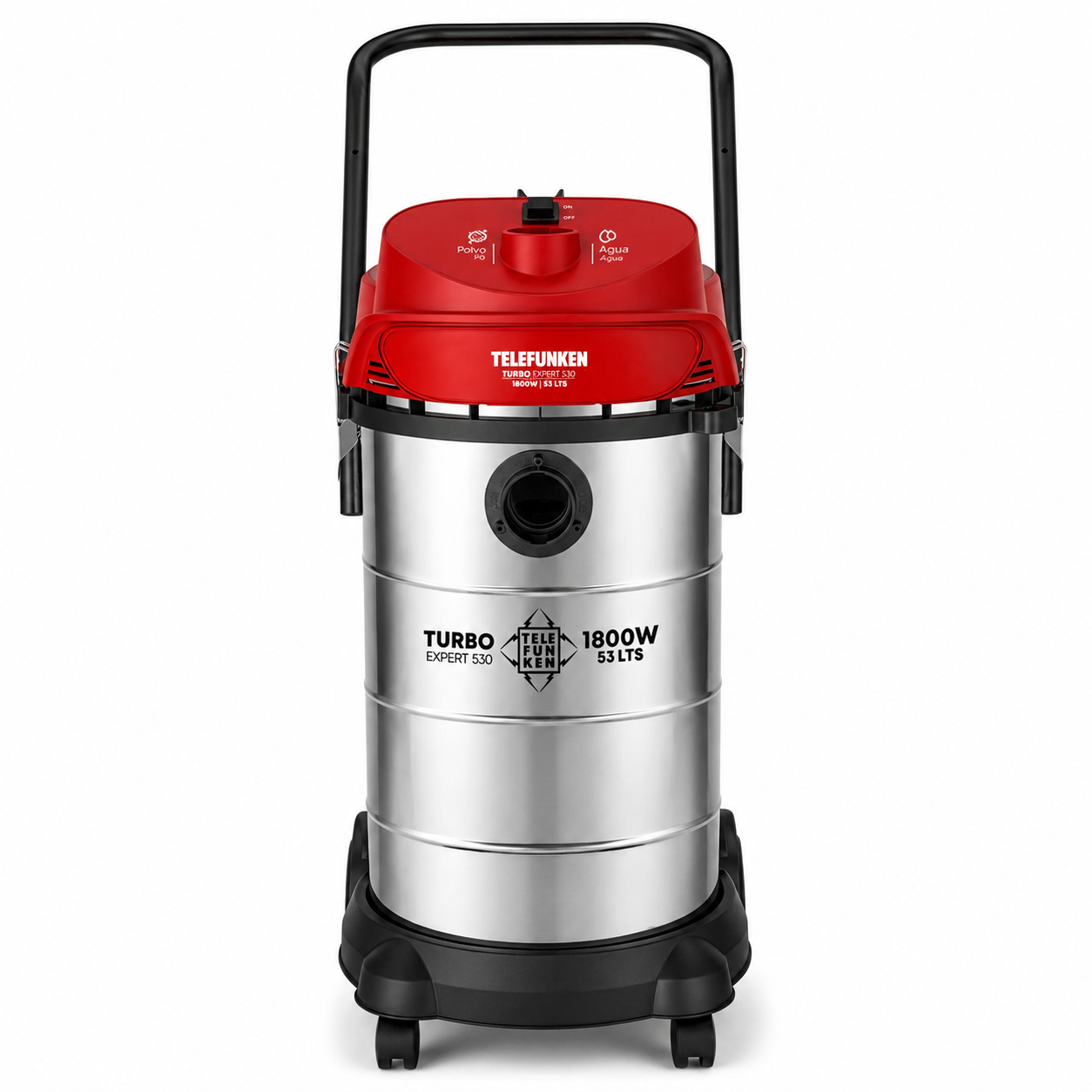 Aspiradora Profesional WET / DRY Turbo Expert 530 1800W 53LT Inox