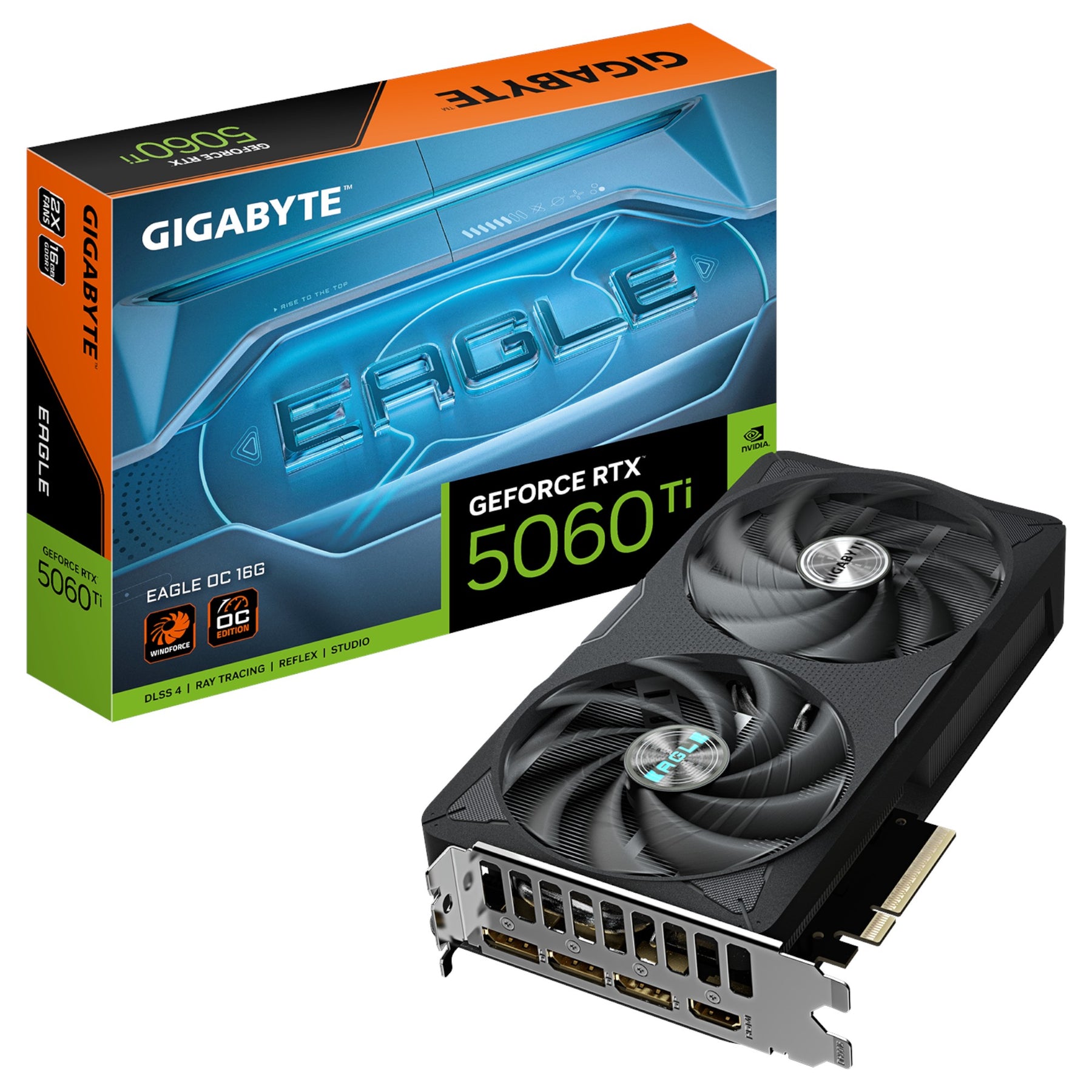 Tarjeta de Video Gigabyte 5060TI Eagle OC 16 GB Dual FAN