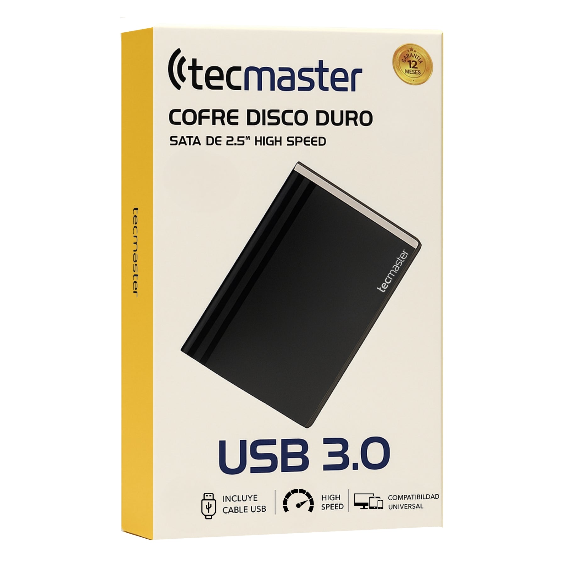 Cofre para Discos Duros y SSD de 2.5” USB 3.0 High Speed