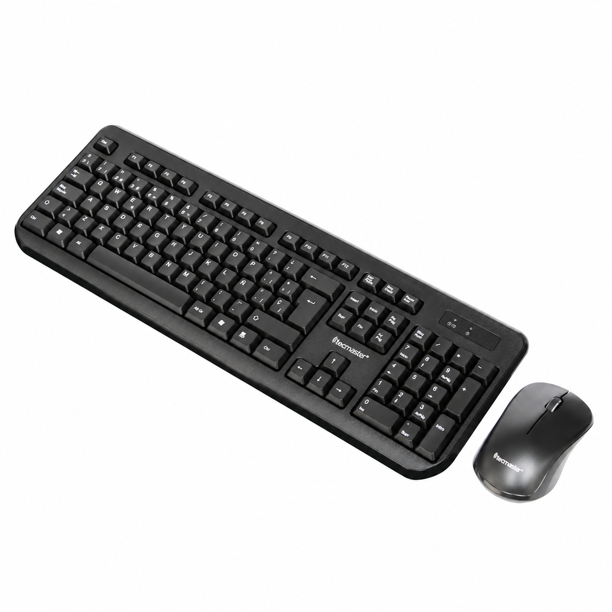 Kit Mouse y Teclado Inalambrico Tecmaster Black 3753
