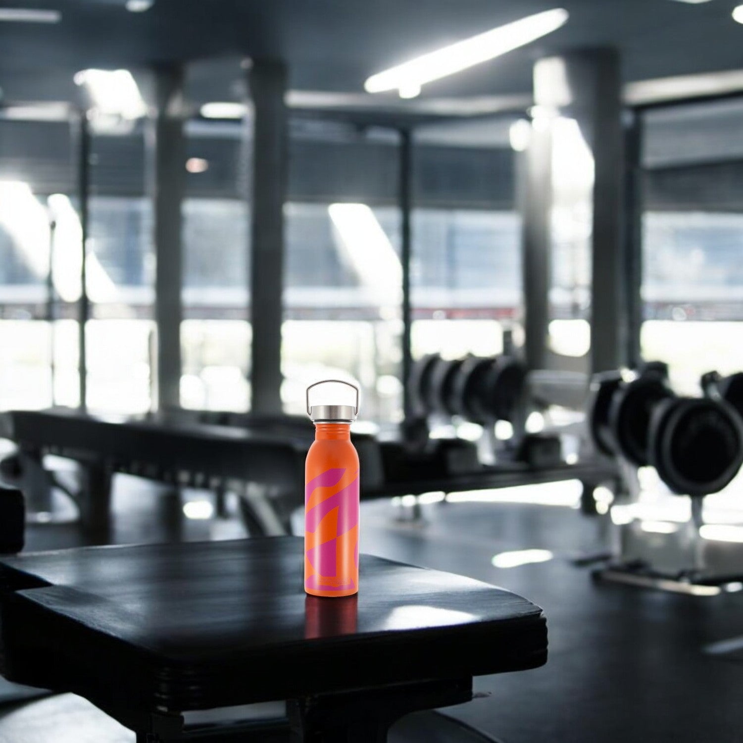 Botella Hidro Inoxidable 700ML Thermos Naranja B1201700