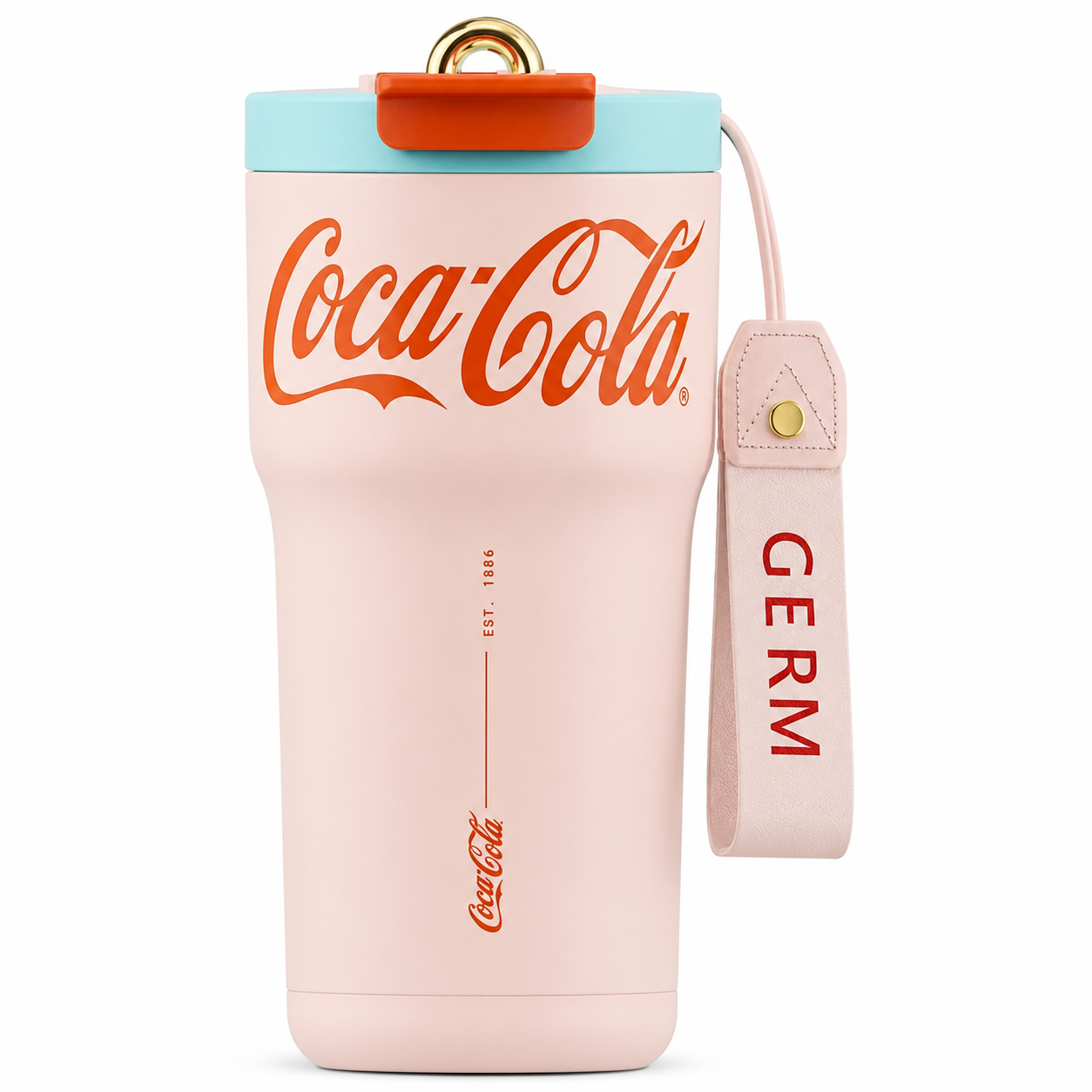 Vaso Mug Térmico GERM Coca-Cola Pink Inoxidable 700 ML