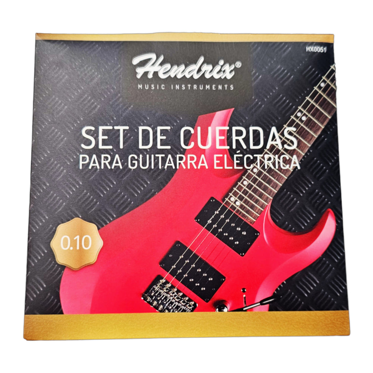 Set de Cuerdas para Guitarra Eléctrica Calibre 0.10 Hendrix