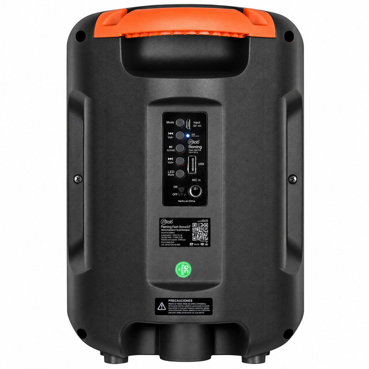Parlante Bluetooth Flaming Flash Full RGB Light 20W RMS