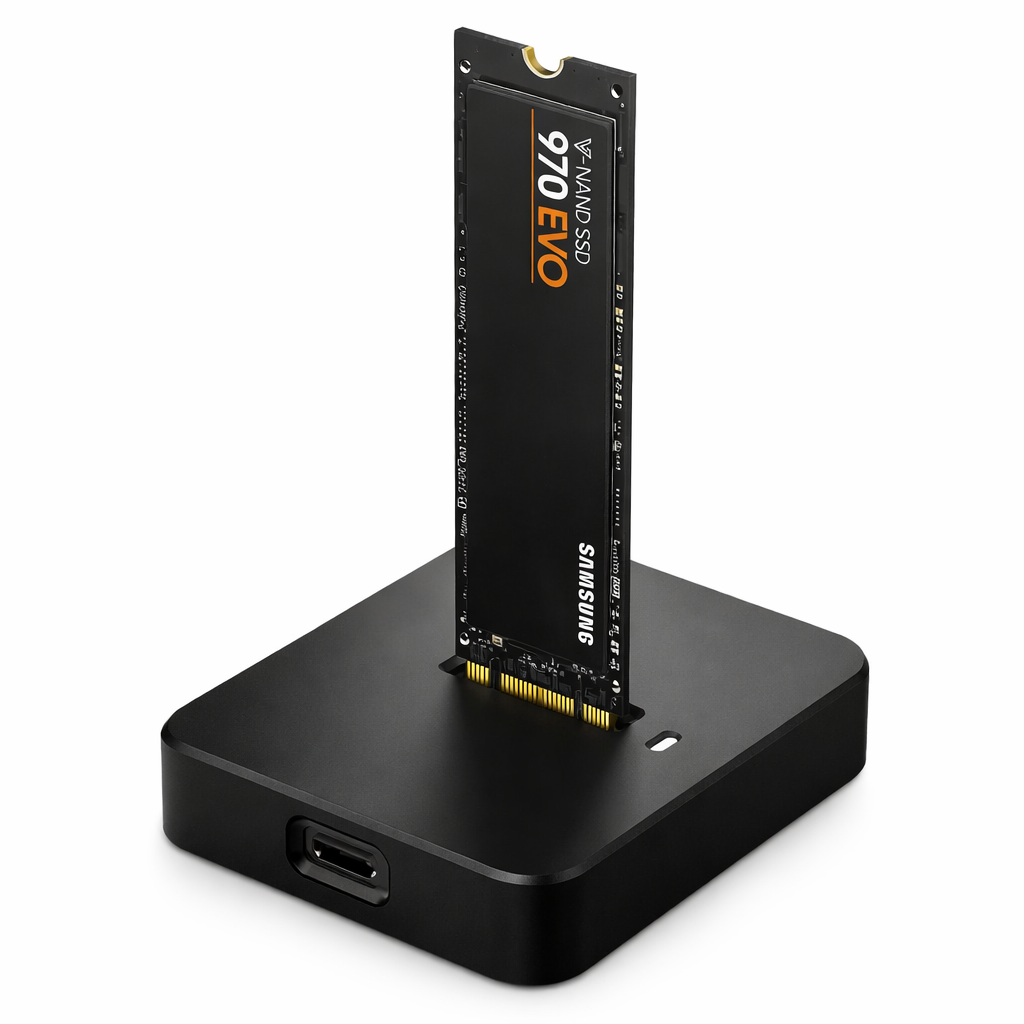 Lector de Discos SSD M.2 Dock Station USB 3.0 + USB-C DCKM2