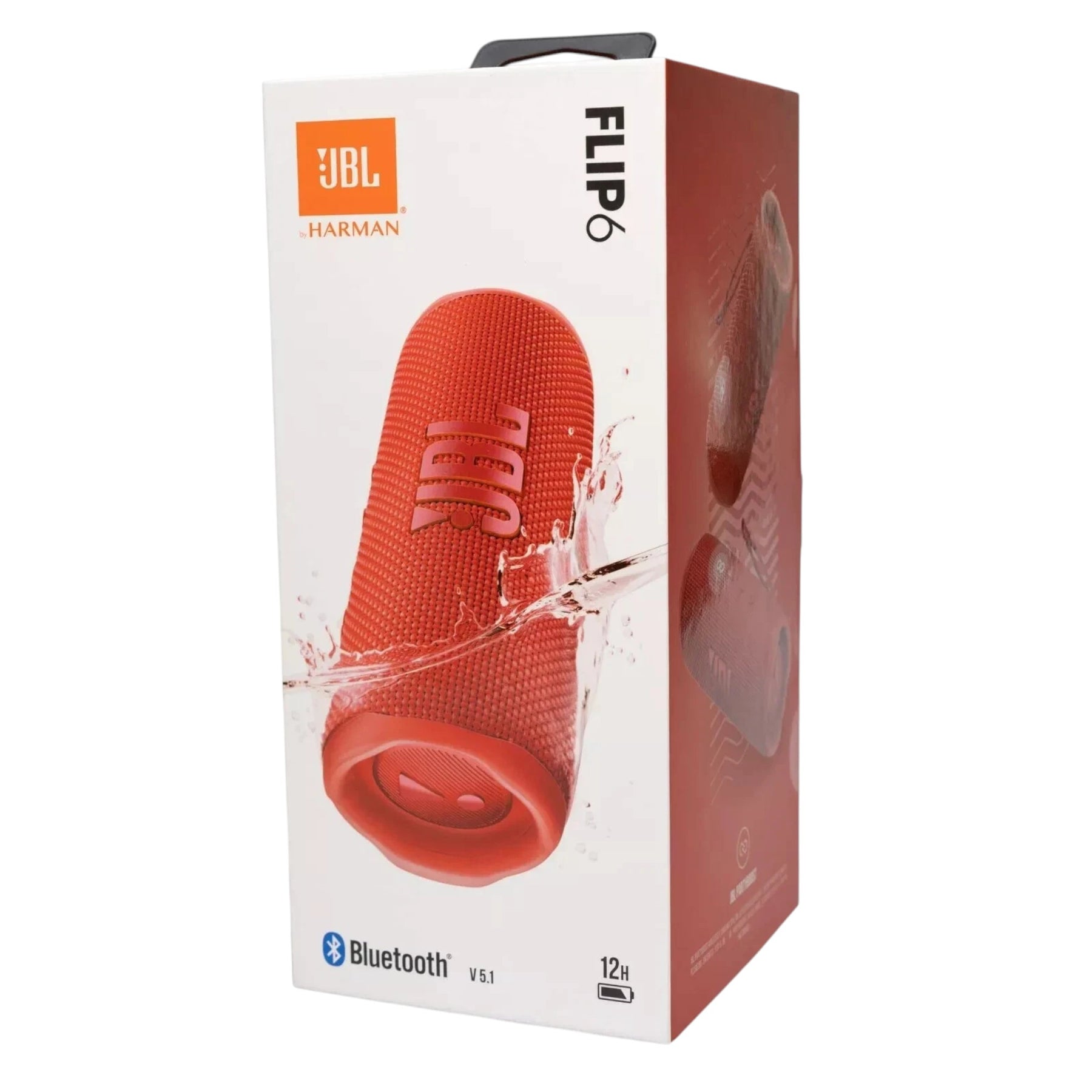 Parlante Portátil JBL Flip 6 RED Waterproof 12 Hrs