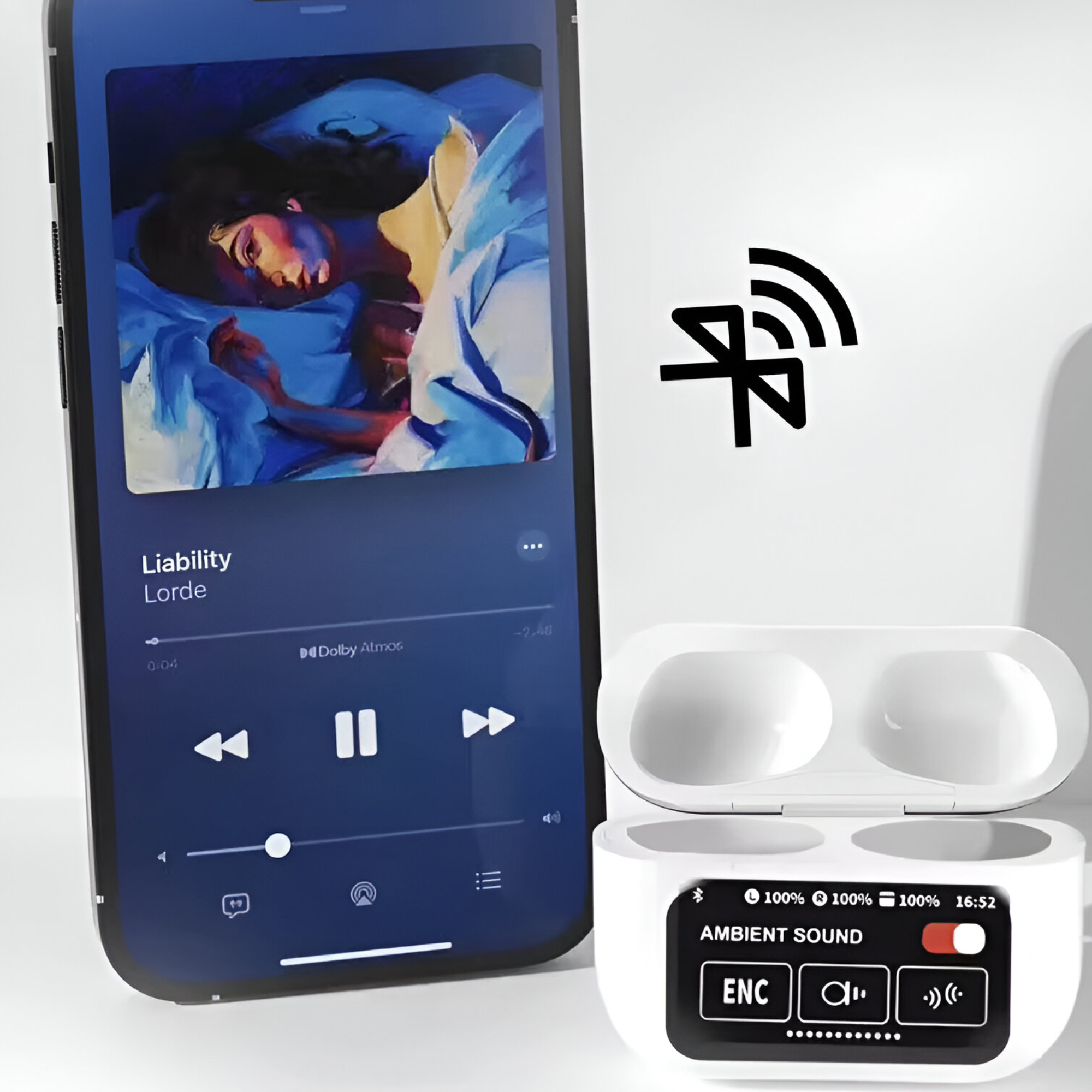 Audífonos In Ear TWS con Display LED Smart Touch FD-T9 + ANC