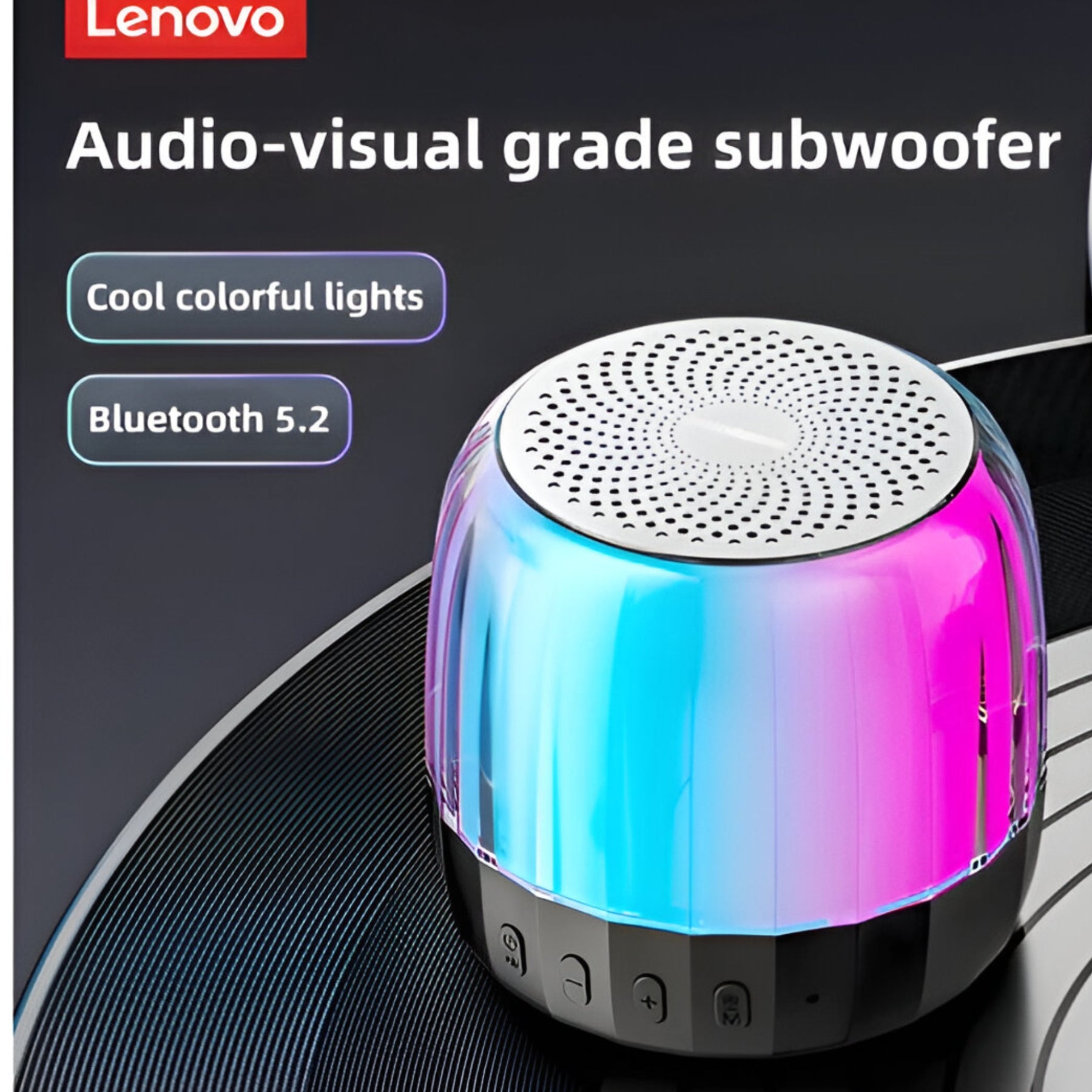 Parlante Portátil Bluetooth Lenovo K3 PLUS FULL RGB USB-C