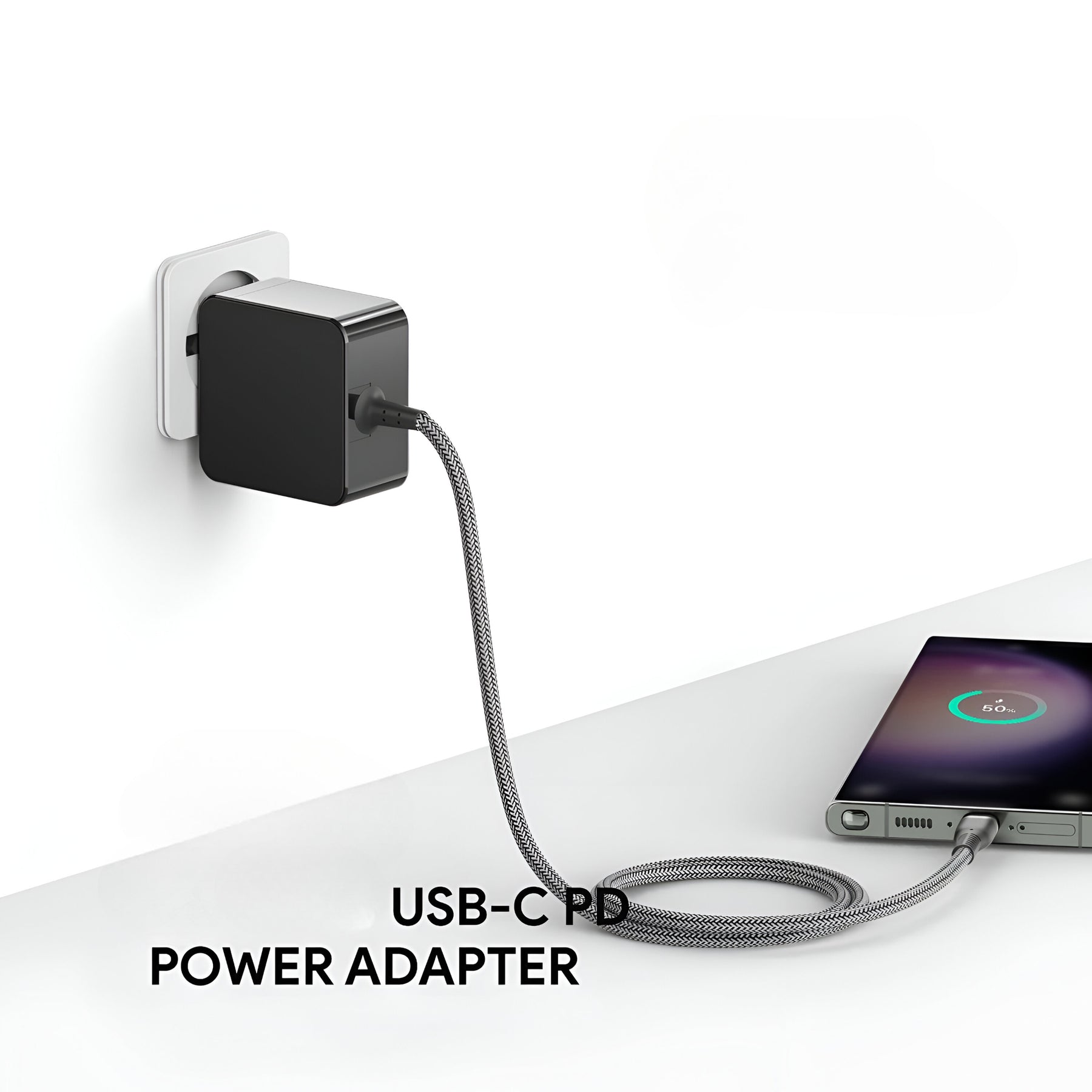 Cargador Universal USB-C para Smartphone y Notebook 65W SEC