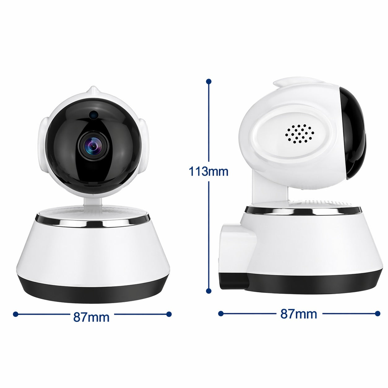 Camara Wifi Rotatoria 360° HD Robotica PTZ Interior W3860
